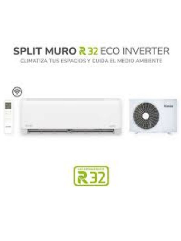 Split muro Inverter ecológico R32 de 24000 con wifi  incorporado Kendal